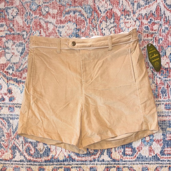 Cadets Other - Cadets Corduroy Shorts in Tan SZ 12-14 (31-34” Waist) NWT